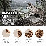 Wolf of Wilderness Adult Blue River, reich an Omega 3 Fettsäuren, enthält 61% reines Fleisch, niedriger Kohlenhydratgehalt – Lachs (2 x 12 kg)