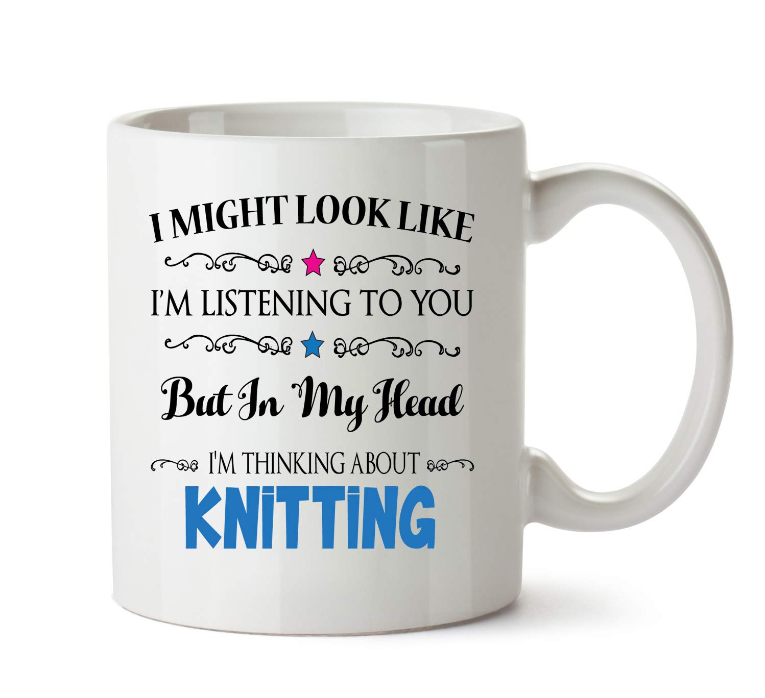 FoxyPrinting Knitting Coffee Mug