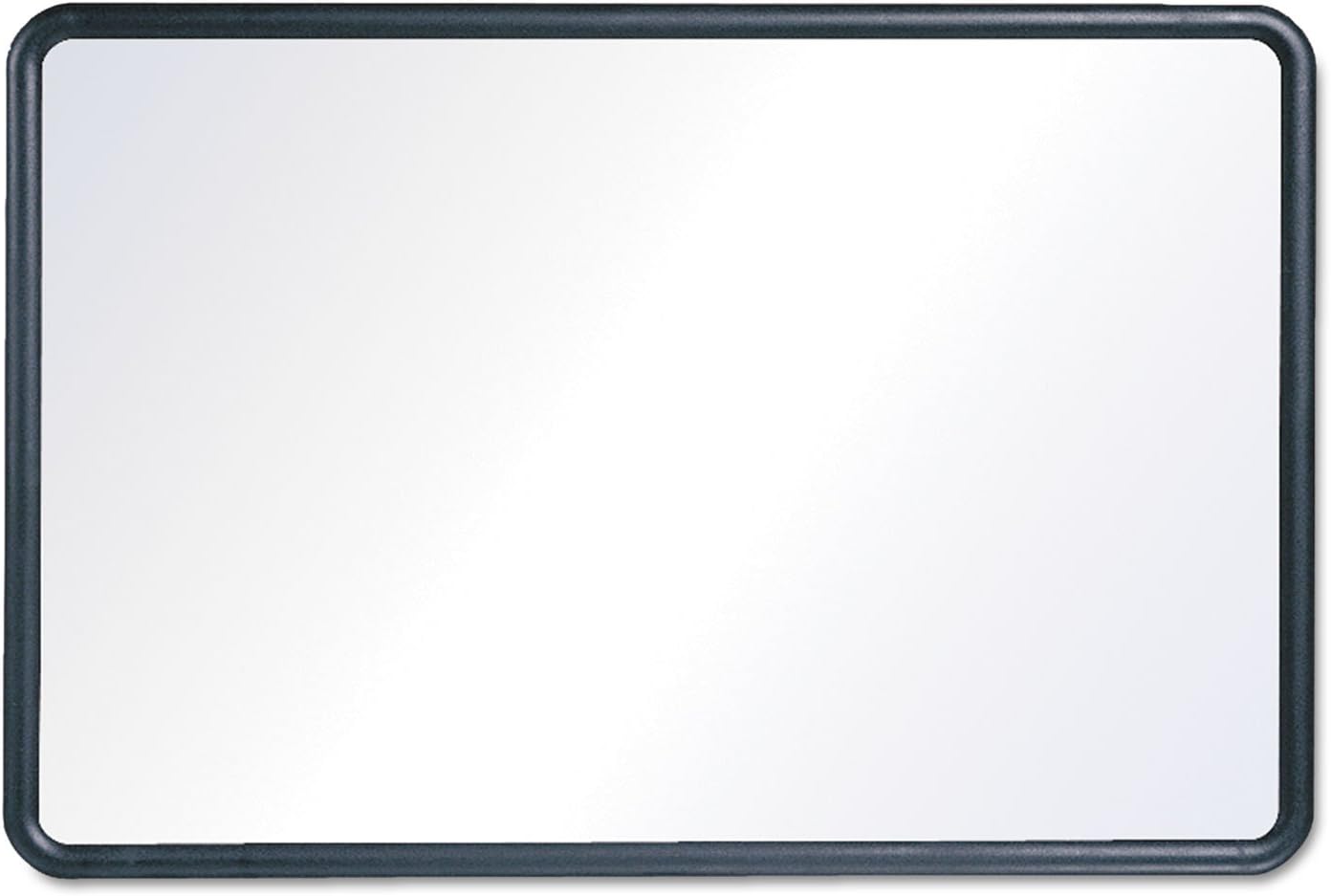 Quartet Contour Whiteboard, 3' x 2' Dry Erase Board, Black Frame (7553)