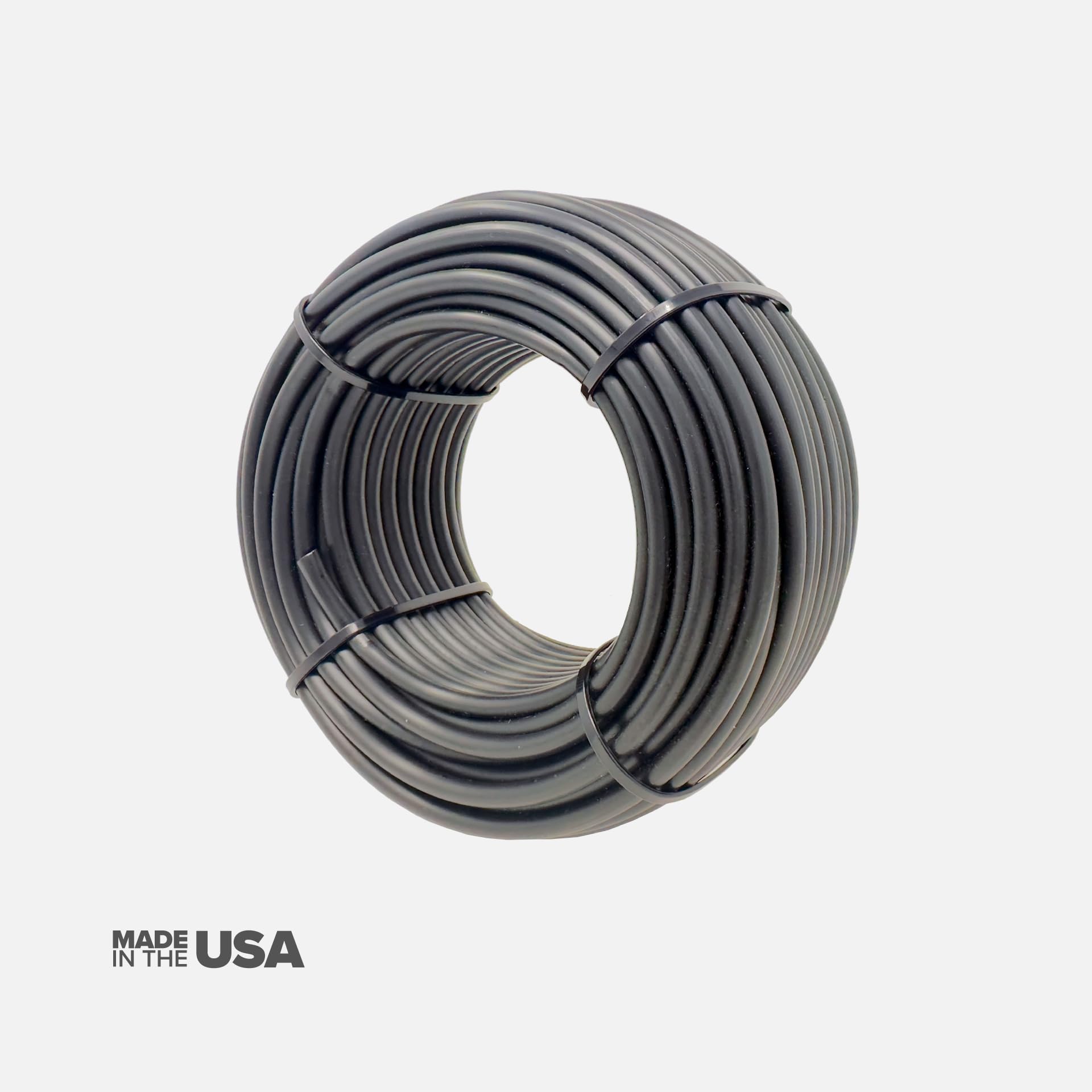 Kit di irrigazione a goccia | Prodotto negli Stati Uniti | Assortimento da 107 pezzi | Raccordi, emettitori e tubi da 1/4" | Kit di riparazione ed estensione