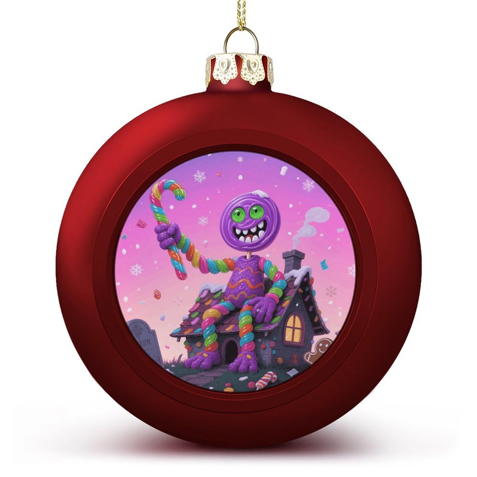 Boules de Noël monstre bonbon pour remplacer vos vieilles décorations