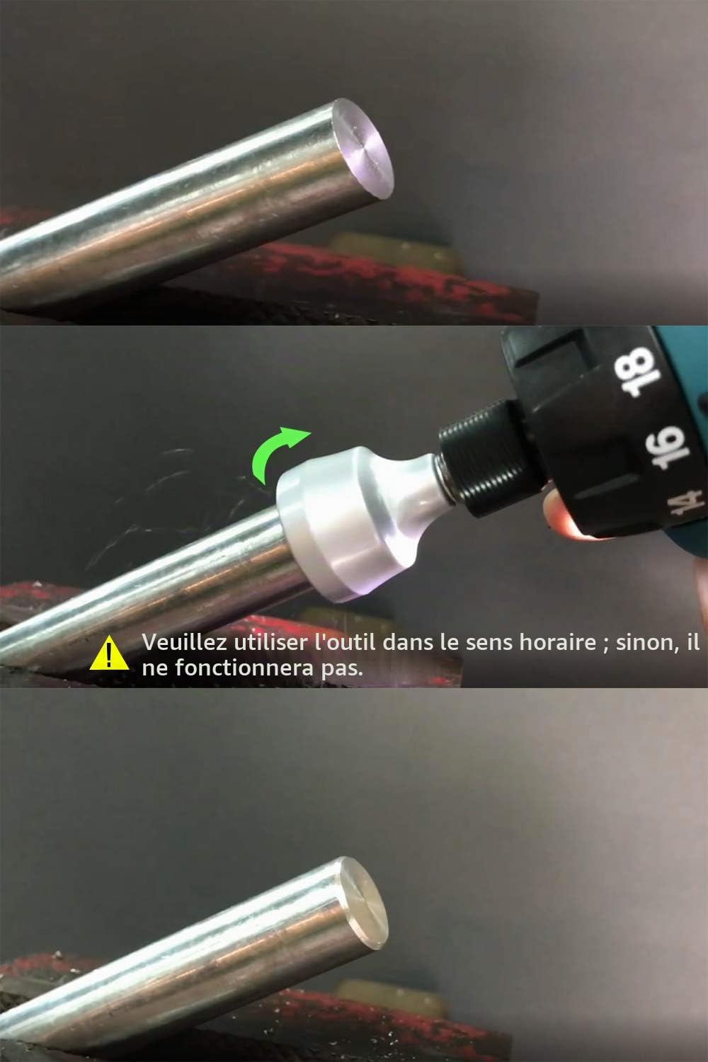 Outil d'ébavurage à chanfreiner externe, avec lame HSS, foret d'ébavurage, outils de retrait rapide tige pour 3 mm-19 mm