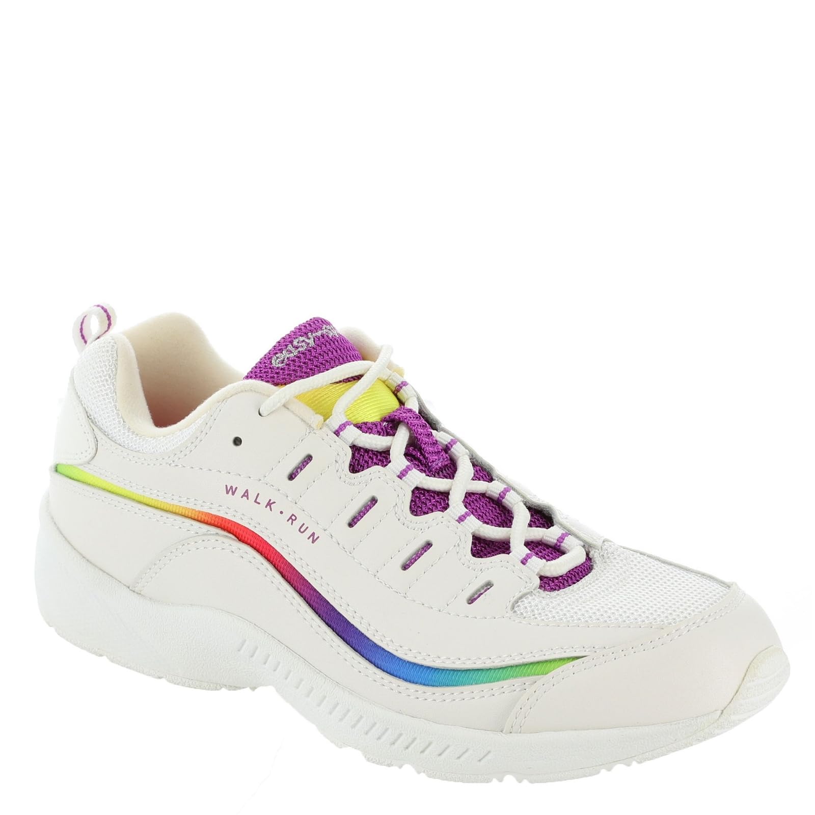 Easy Spirit Romy Women's Walking, 8 2A(N) US, White-Rainbow