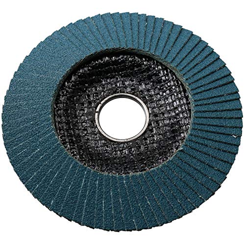 Disques à lamelles en zirconium grain 120 de 11,4 cm haute résistance pour meulage lot de 20 - 3