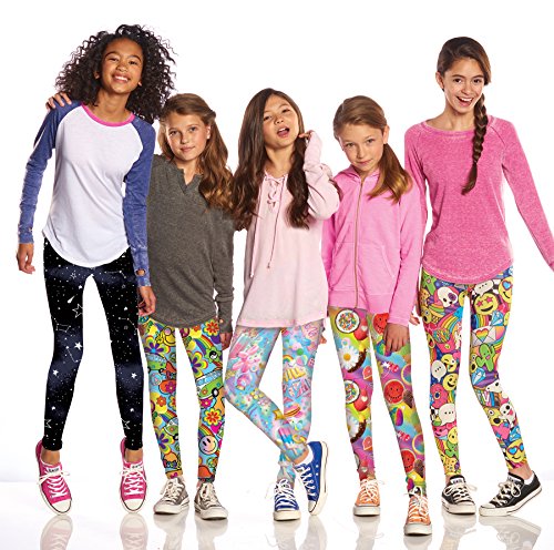 iscream Big Girls Bold Print Stretch Leggings - Bold and Bright Collection2
