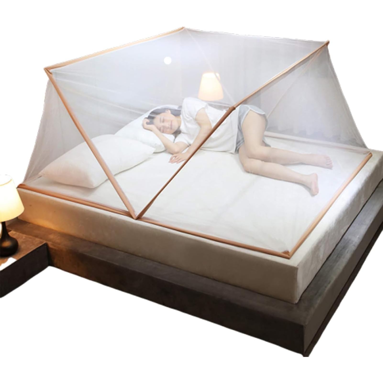 Moustiquaire pliable lit adulte installation facile voyage