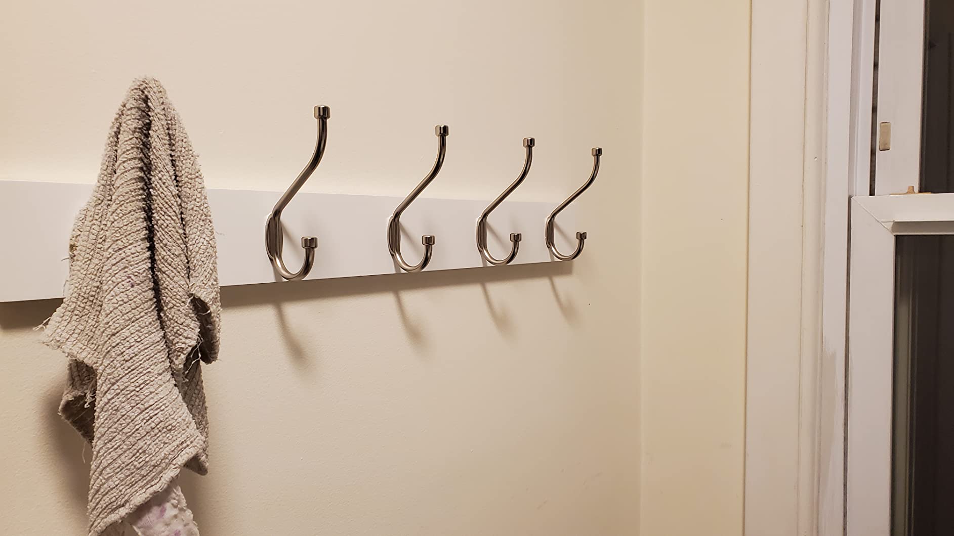 8/mo Finance Amazon Basics WallMounted Farmhouse Coat Rack, 5 Hook