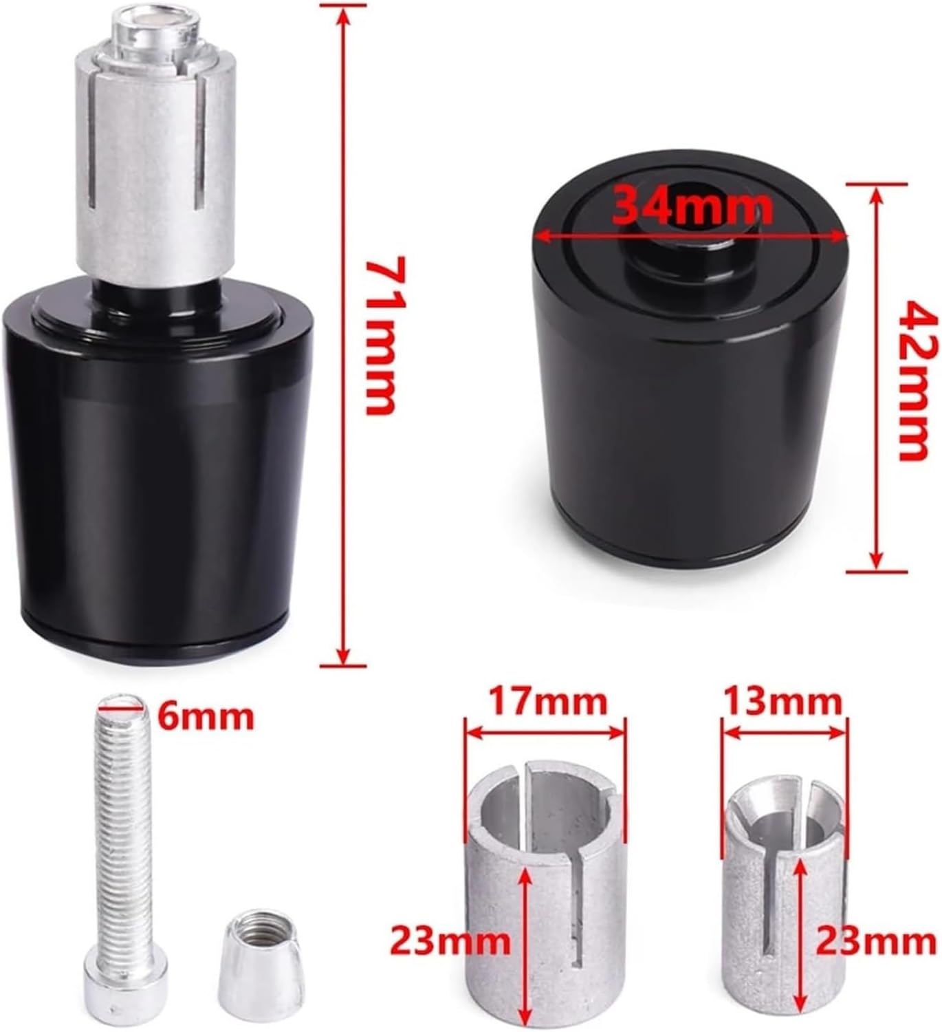 Motorcycle Handlebar End Plug for Kawasaki Z650 Z 650 Z800 Z900 Z1000 Motorcycle Accessories Handlebar Ends Handle Bar Grips Plugs Caps