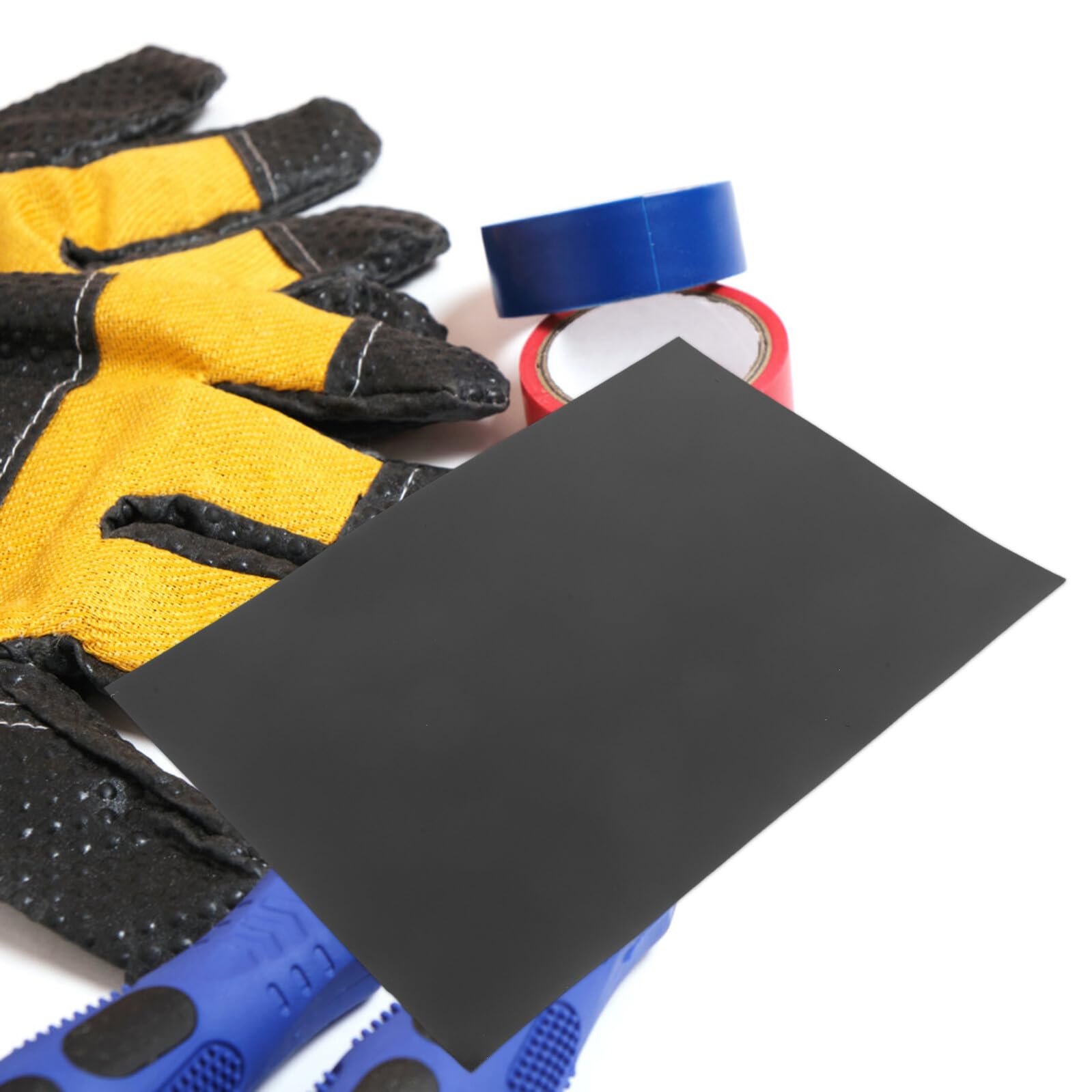 SHINEOFI 4 Láminas Magnéticas Autoadhesivas A4 Flexibles de Goma Adhesivo Resistente de 1 MM de Grosor para Manualidades Decoración Notas y Organización en Oficina Cocina y Aula