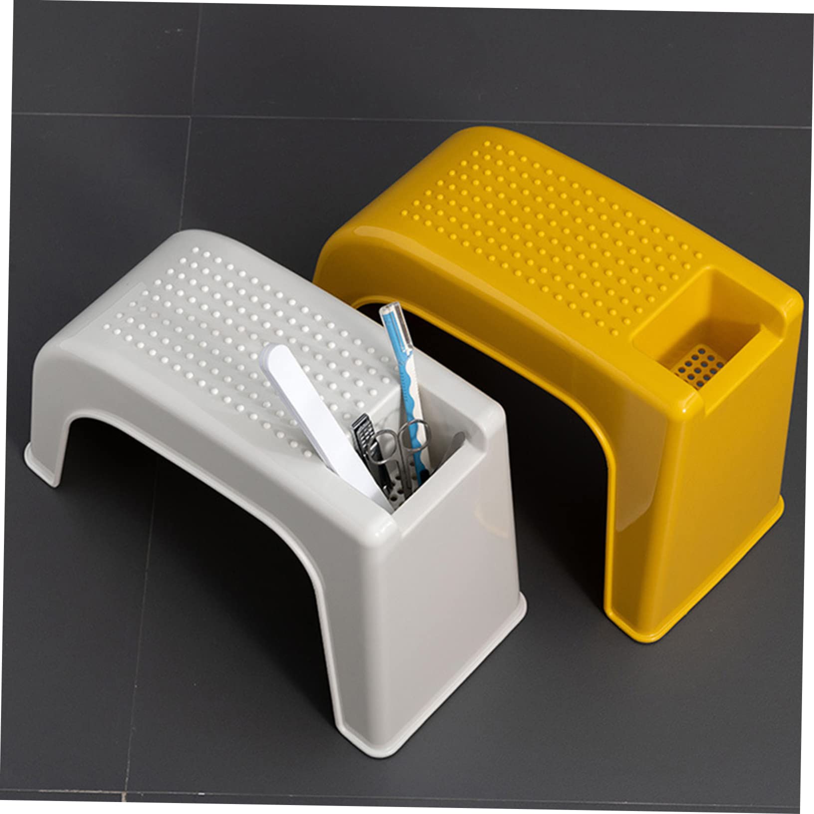 Sgabello Per Pedicure Poggiapiedi Da Salone in Plastica Con Funzione Massaggio Sgabello Per Nail Art Per Uso Domestico