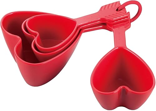 Miniatura 5 de UP ware - Juego de 4 tazas medidoras de melamina líquida y seca multiusos para el hogar, herramientas esenciales para cocinar y hornear, tazas