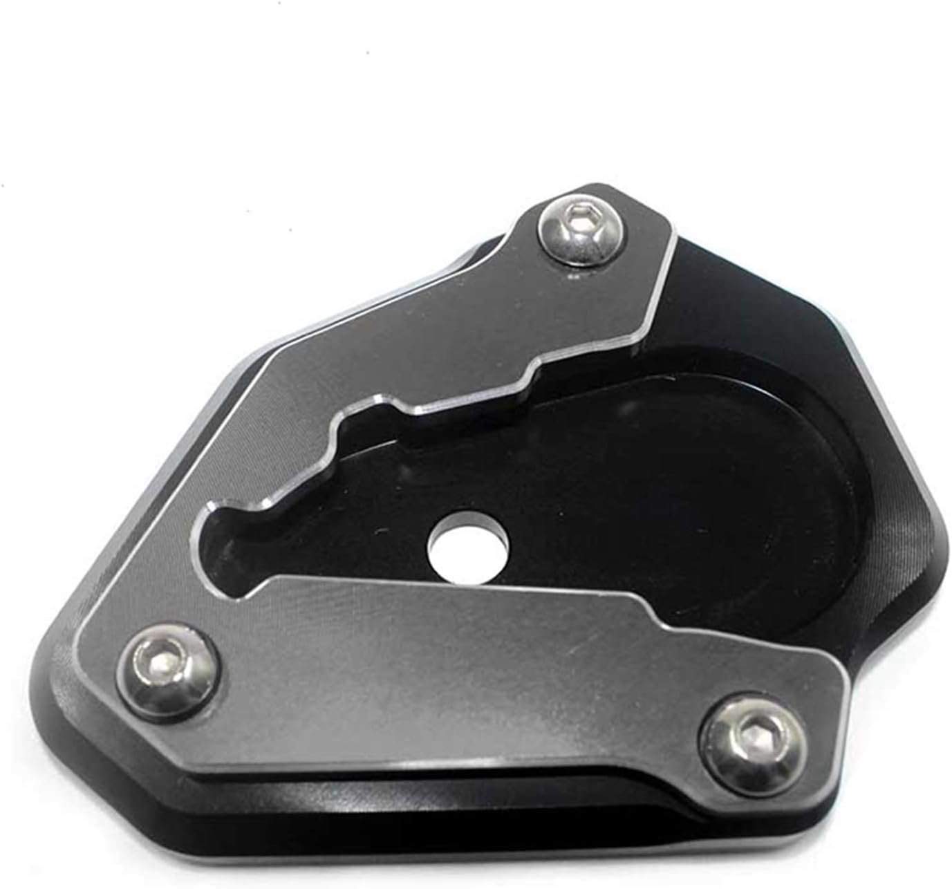 Plaque de support Ducati 848 EVO aluminium CNC haute résistance finition titanium - 5
