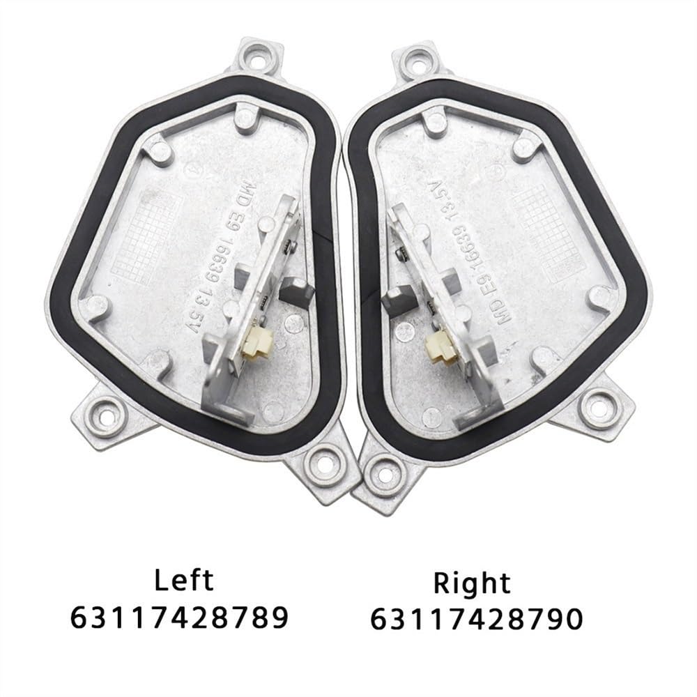 Compatibile con BMW per X1 F48 2017 2018 2019 OEM: 63117428789 63117428790 Modulo Driver di Controllo Luce di Marcia Diurna Faro DRL Sinistro + Destro Dell'auto Modulo Driver Faro