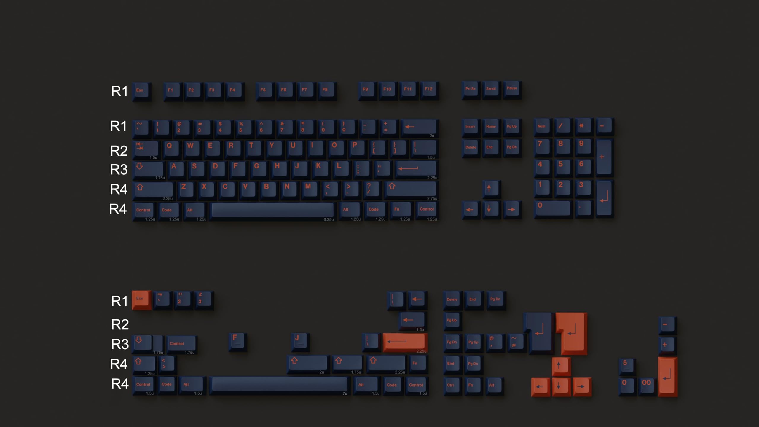 キーボード GMK SUNSET SURFING BASE+NOVELTIES GMK Sunset Surfing Keycap Set