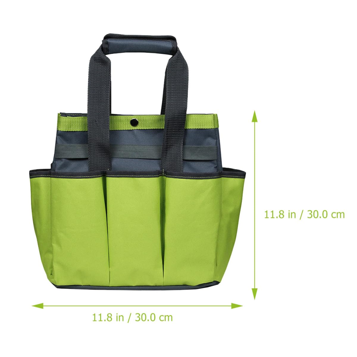 Gartengerätetasche aus Oxford Gewebe, Grün, mit Griffen