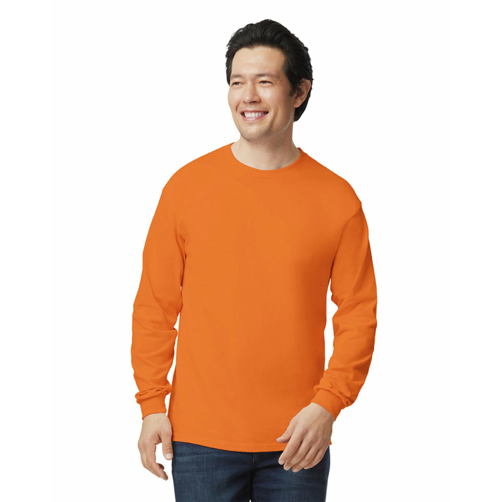 Gildan T-shirt en Ultra Coton, à Manches Longues, Style G2400 Homme (Lot de 3)