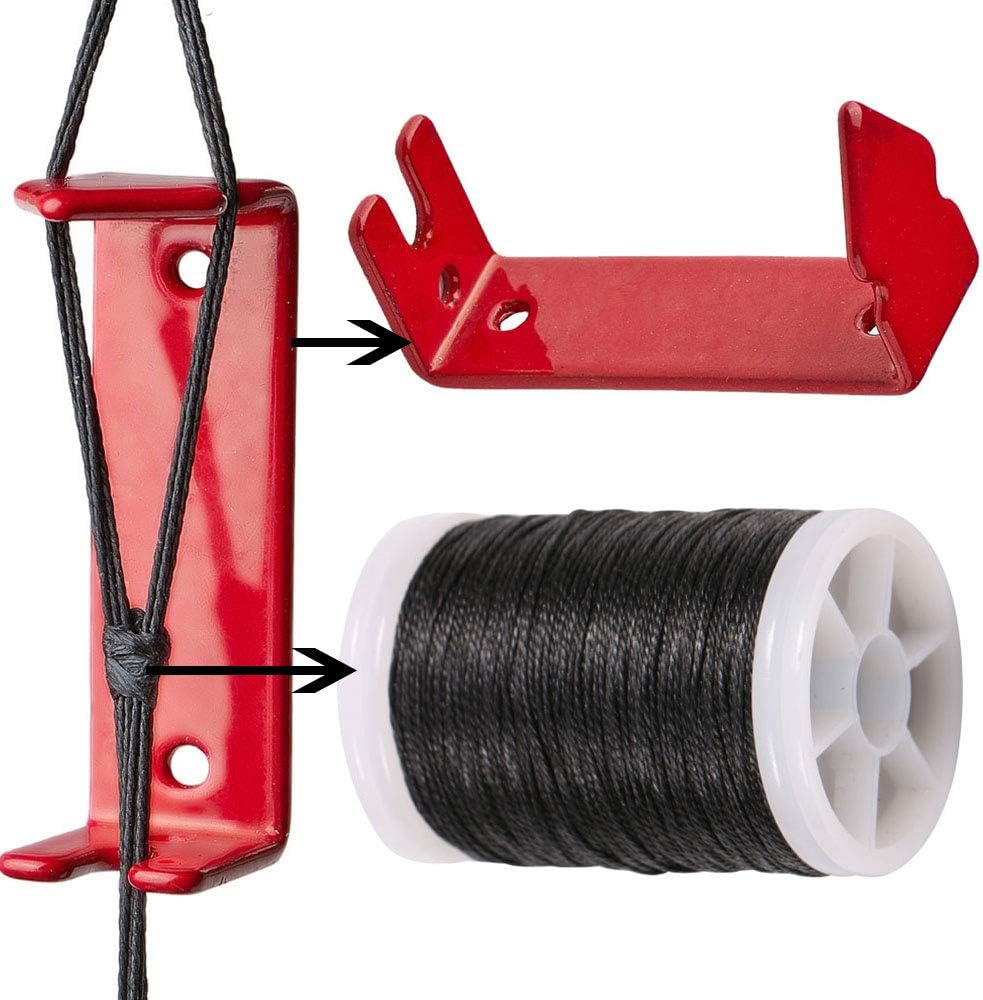Huntingdoor Bowstring Separator and Bowstring Serving Thread Peep Sight Installer Archery Bow String Separator Quick Splitter for Compound Bow