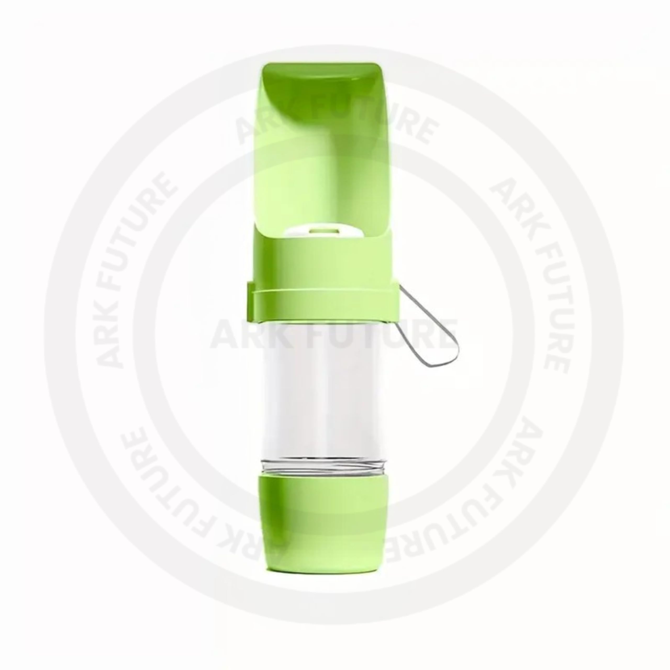 ark future Portable Dog Water Bottle for Travel Walks & Outdoor Use -BPA-Free Pet Drinking Dispenser with Built-In Trough & Carry Strap - Image 2