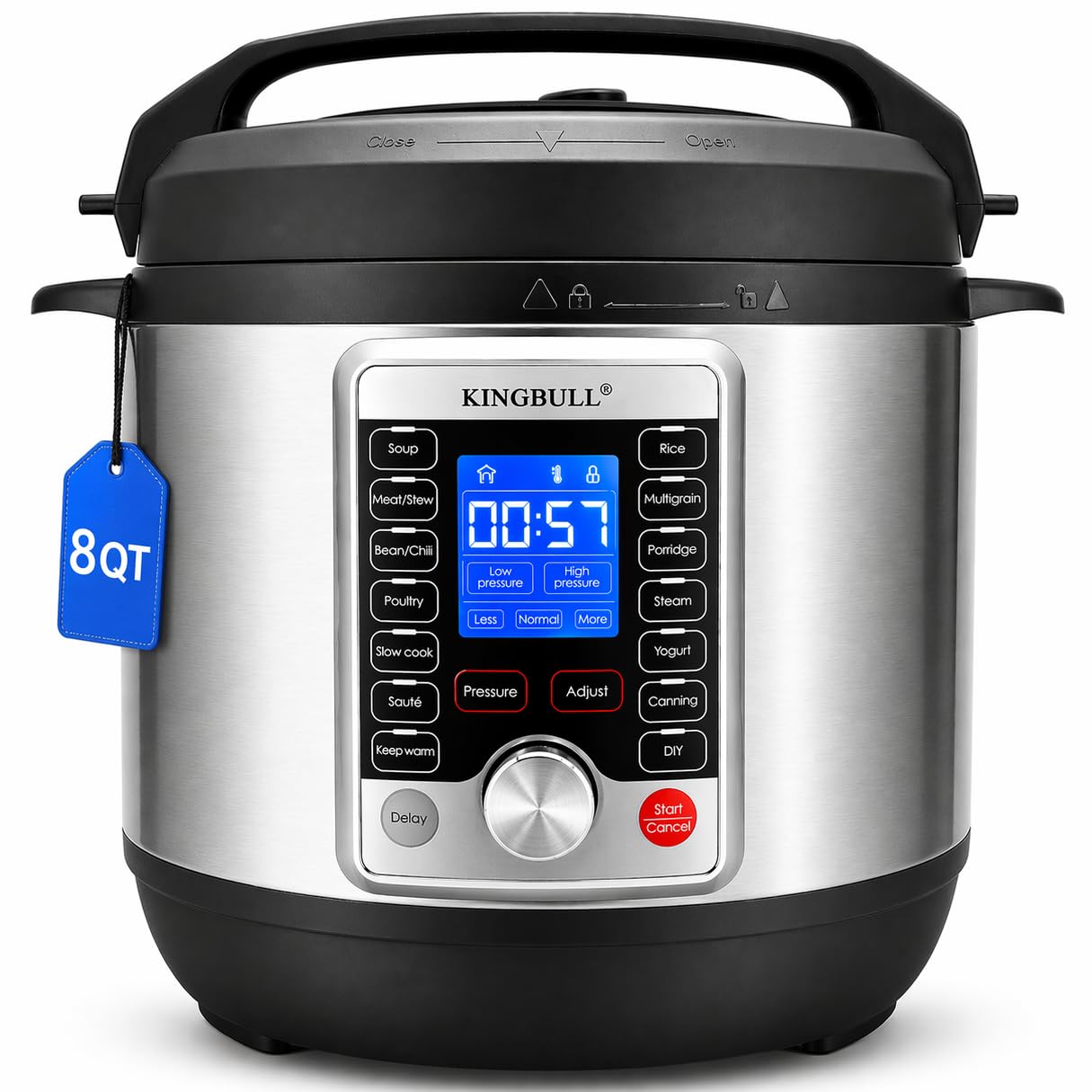 Amazon.com: KINGBULL 14-in-1 Electric Pressure Cooker 8 Quart