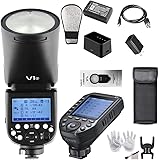 Godox V1S Professional Camera Flash Speedlite Fresnel Zoom Compatible with Sony a7R a58 a99 ILCE6000