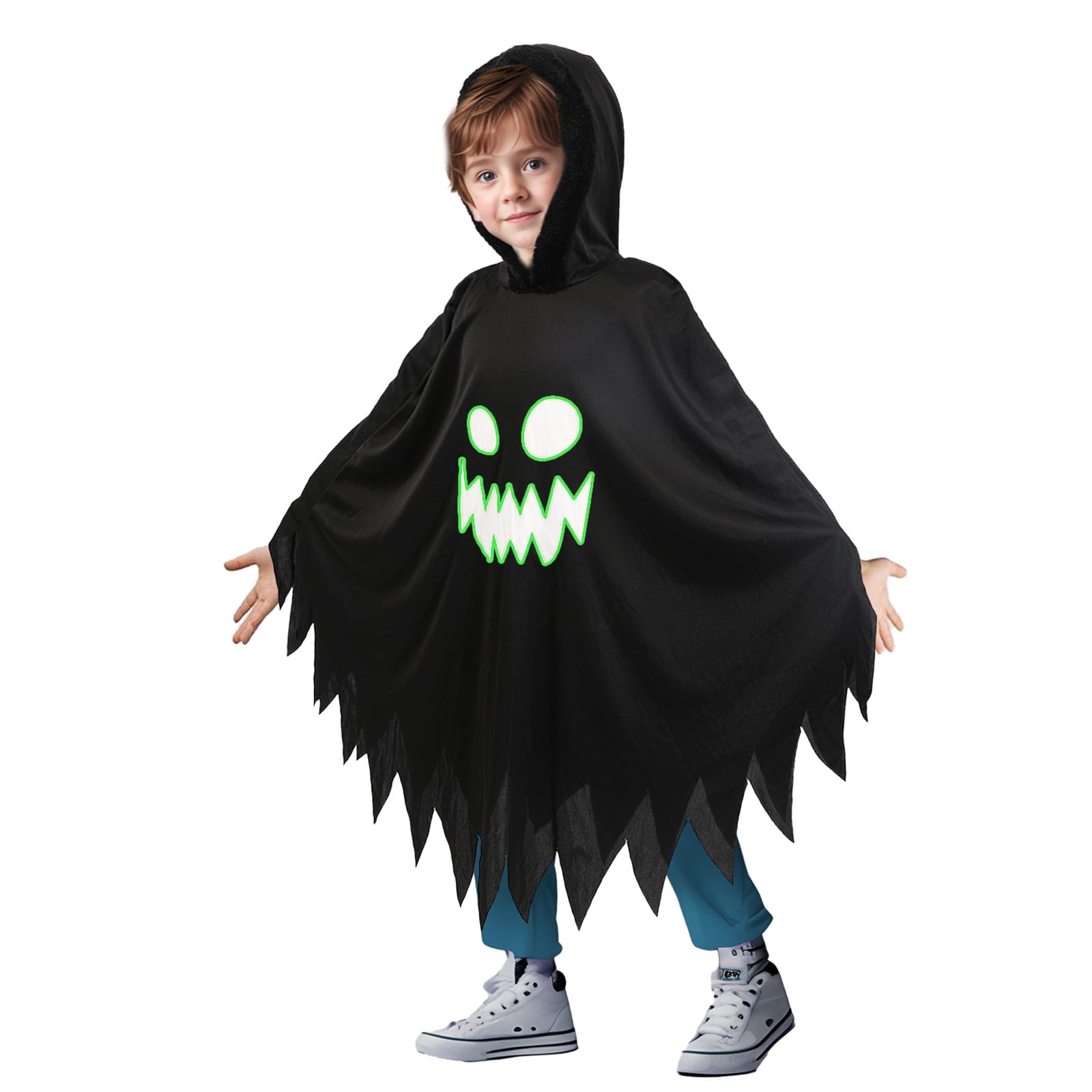 Mandalorian Kids Costume Classic Universe Movie Alien Costume With Half Helmet Cape For Halloween Cosplay Costume Party Outfit