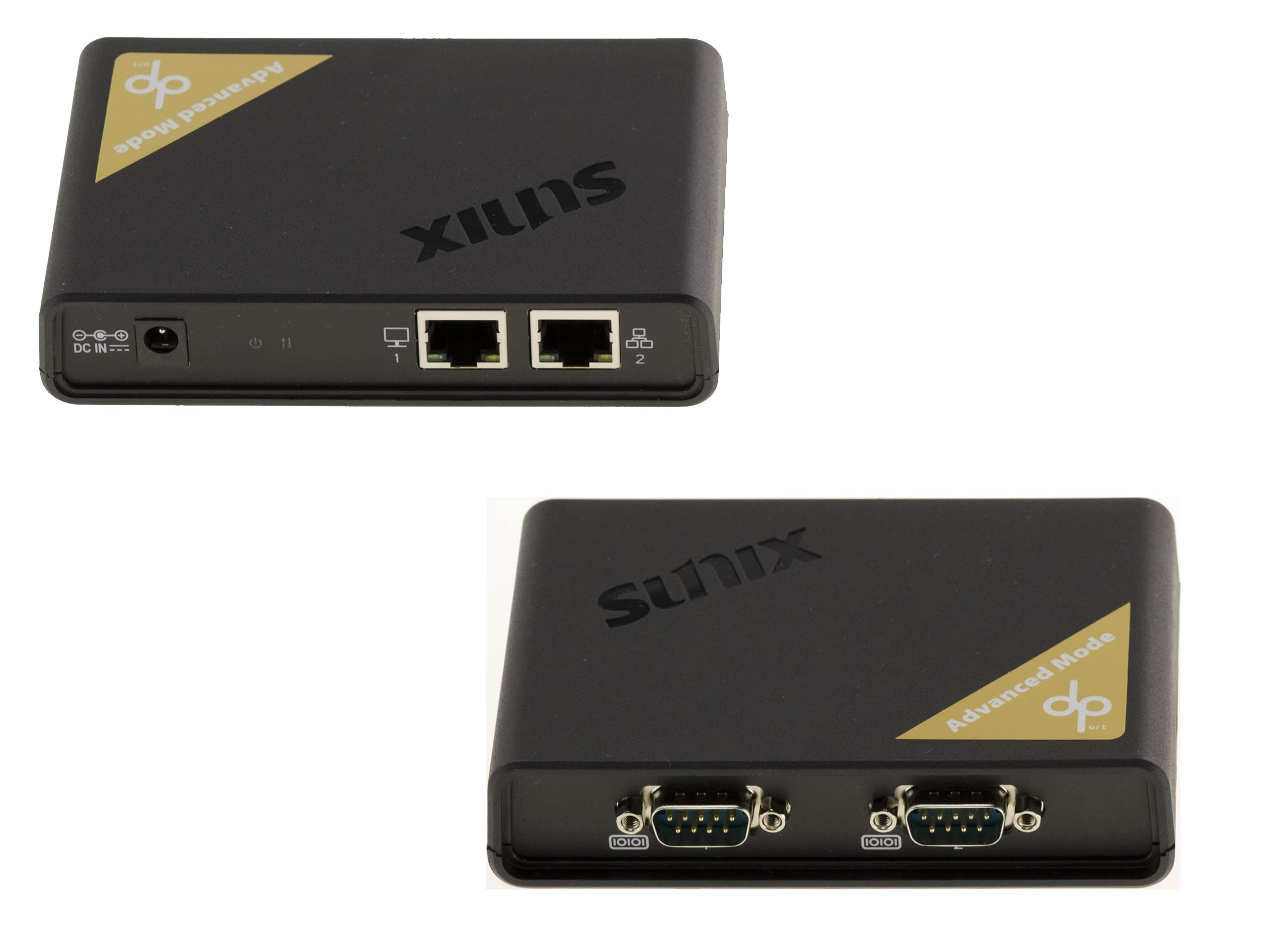 KALEA-INFORMATIQUE Convertisseur Ethernet RJ45 TCP/IP vers Série RS232 2 Ports COM RS-232 DB9 avec Chipset SUNIX DPL2000Q (DPAS02H00)