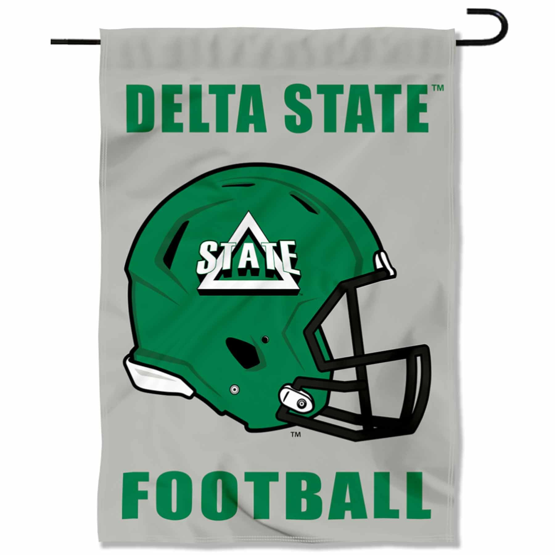Delta State Statesmen Football Helmet Garden Yard Flag