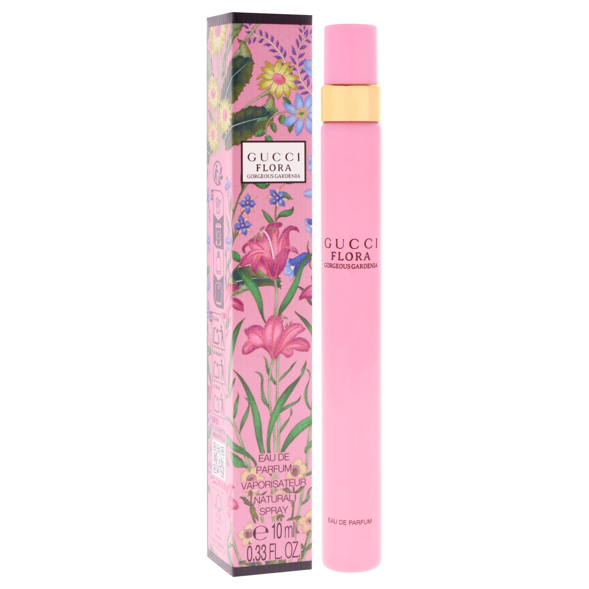 Gucci Flora Gorgeous Gardenia Perfume for Women Travel Spray EDP 0.33 Fl oz