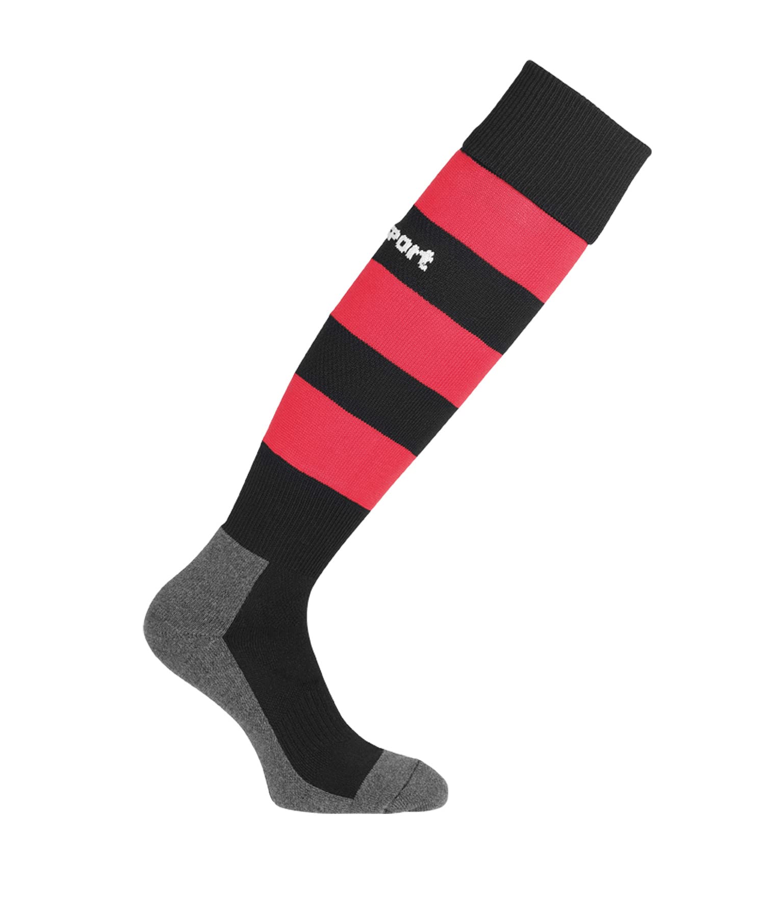 Uhlsport Team Pro Essential STRIPE Socks Men's Socks - Black Red, 45-47