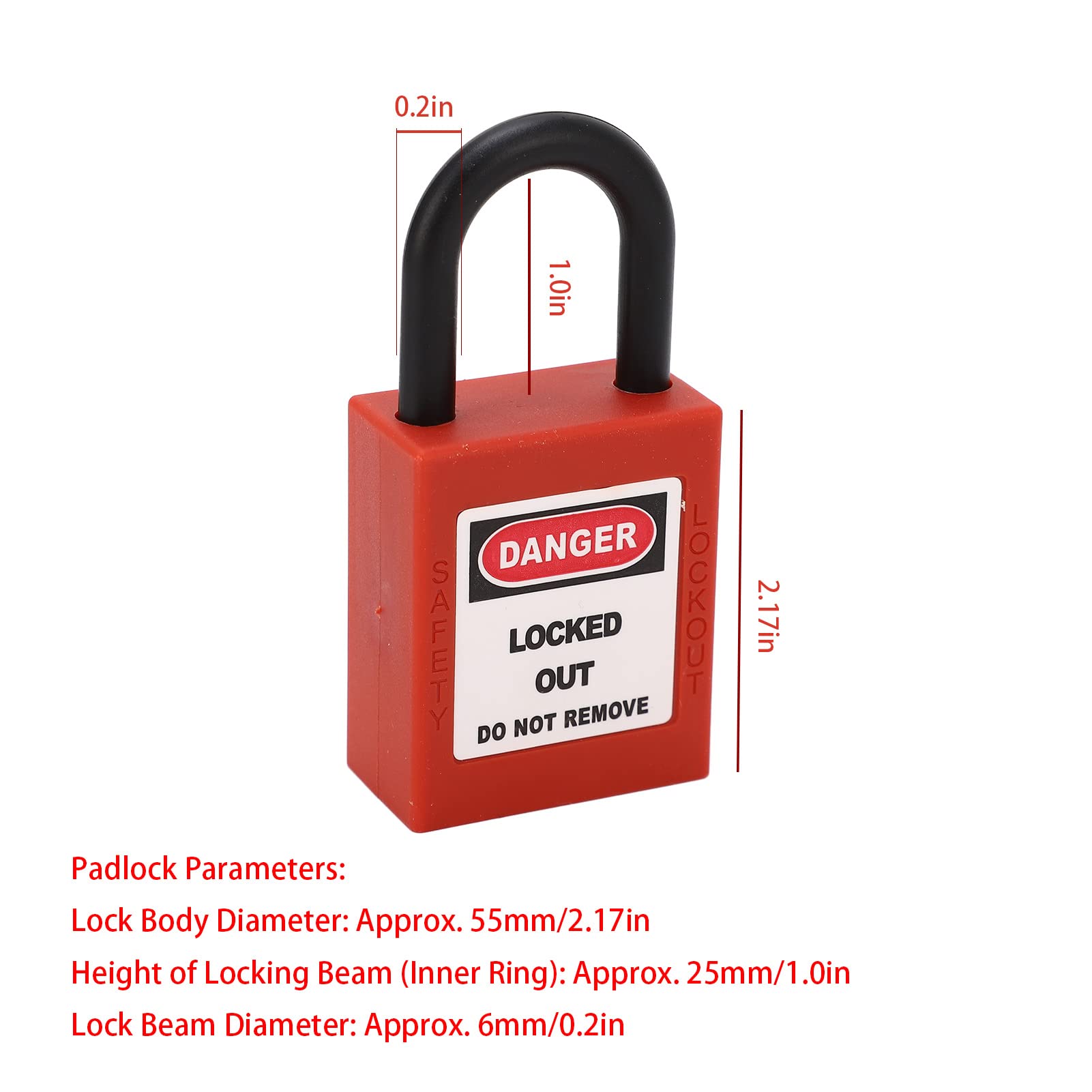 Socket Lockout Device, Prevent Electric Shock Electrical Plug Lockout Nylon Locking Bead Insualted Waterproof for Industry