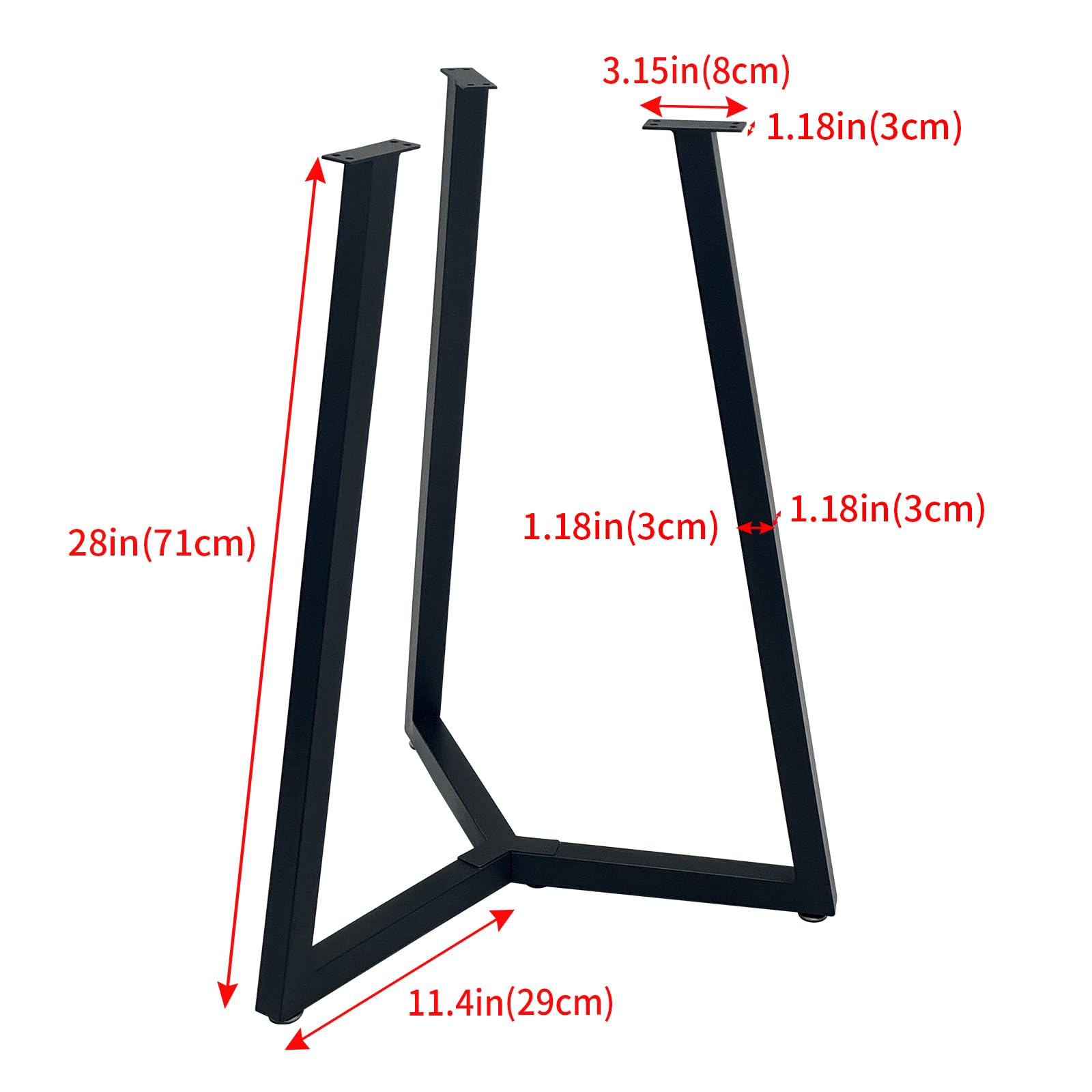 Amazon.com: JIANZHUO Metal Round Table Legs 28 Inch Coffee