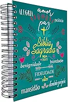 Bíblia de Anotações King James Atualizada | Textos Coloridos | Capa Dura Espiral - Dons do Espírito