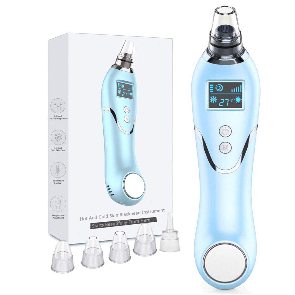 strumento di rimozione dell'acne elettrico, estrattore di vuoto per punti neri, per la cura della pelle e per il viso profondi pori