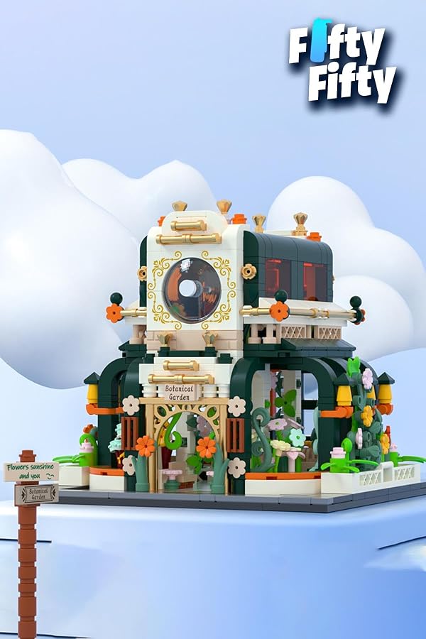 Jaki Flower House/çiçek Evi -JK2362 (867 Parça) Oyuncak Yapım Seti - Görsel 4