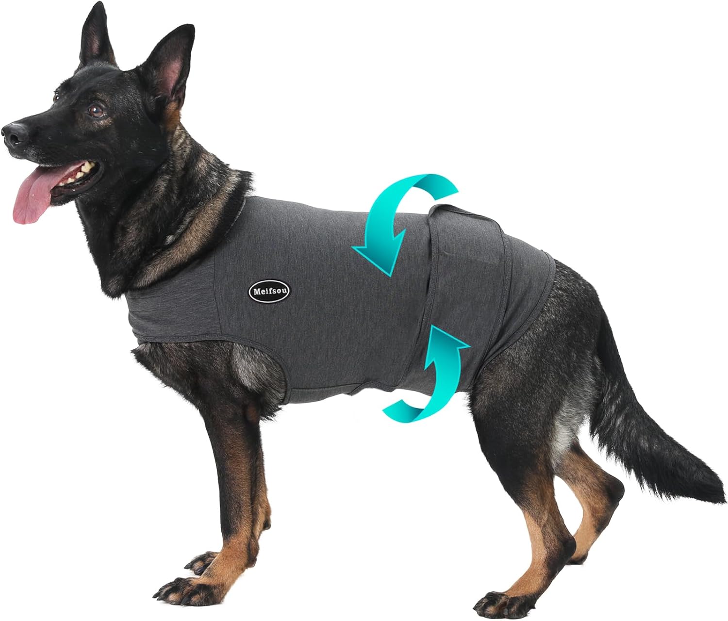 Calming Dog Anxiety Vest – Skin-Friendly Thunder Jacket for Stress Relief