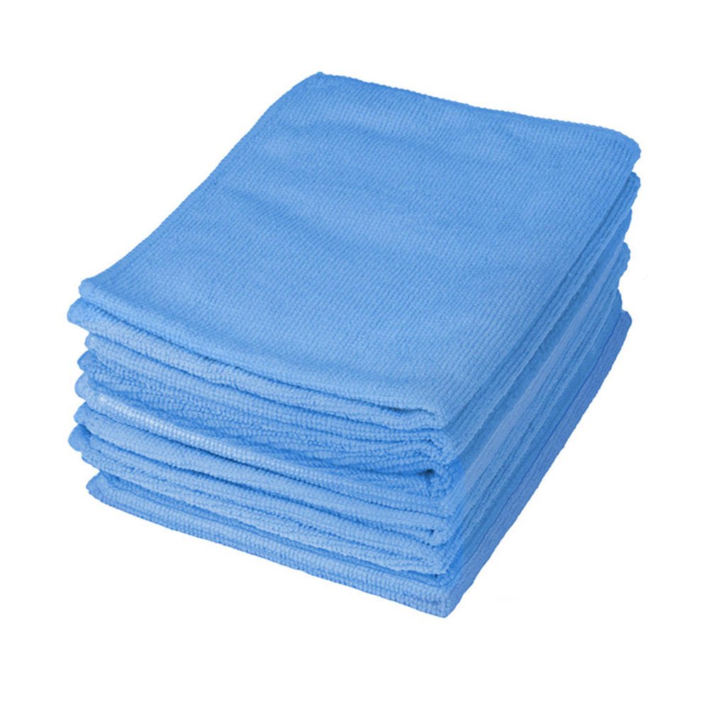 Motor Trend Blue Professional Microfiber Cleaning Cloth - No-Scratch Polishing Detail Towel - for Auto (Car Sedan Truck SUV Van)
