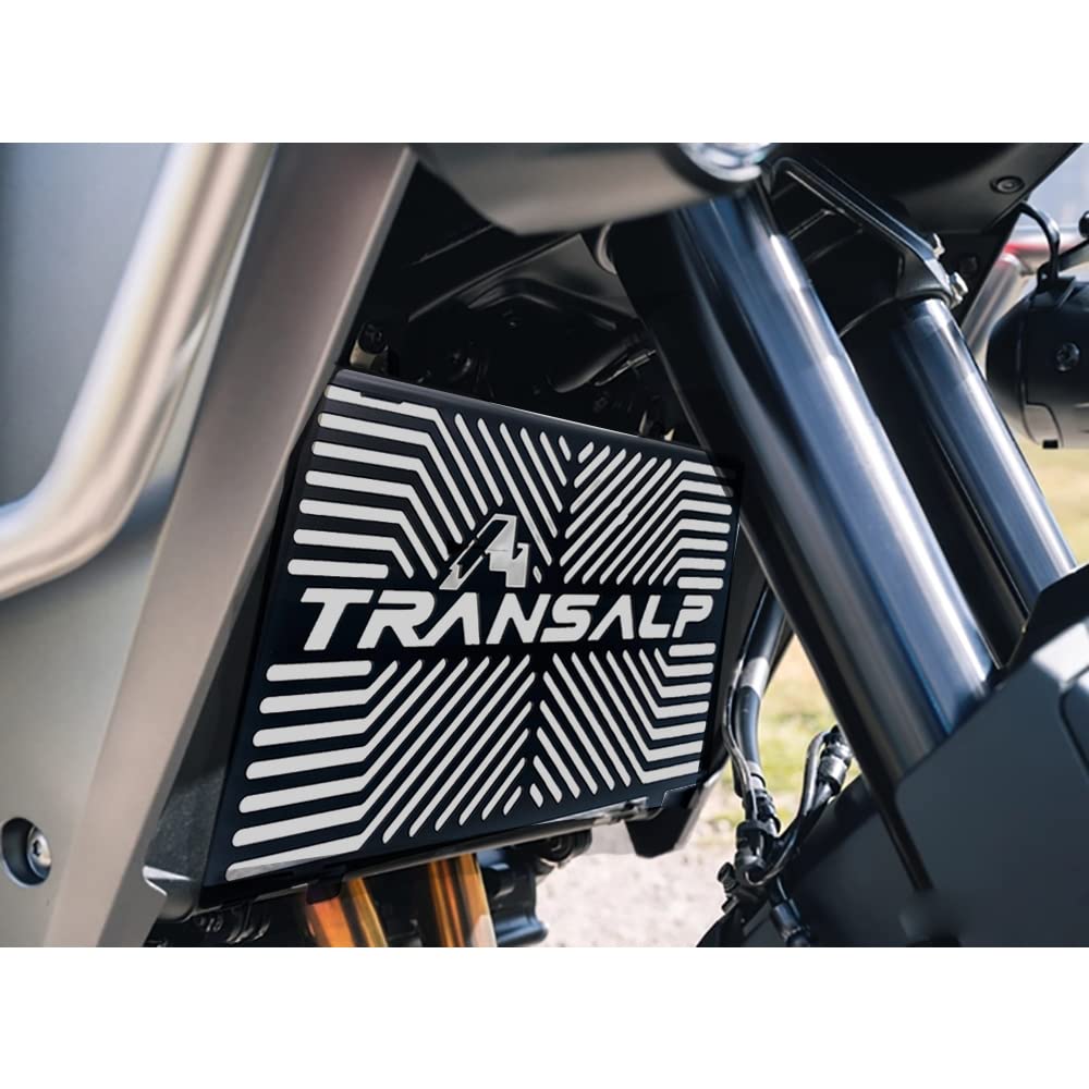 Grille de protection de radiateur compatible avec Honda TRANSALP XL750 2023 - Noir