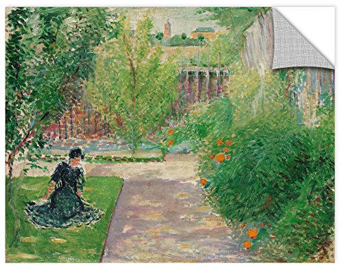 Sunny Garden August Macke tableau adhésif repositionnable salon