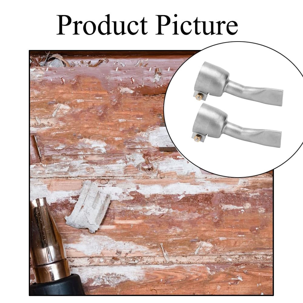 Ugello piatto per pistola per saldatura, punta in acciaio inox, ugello per saldatura ad aria calda, 20 mm, accessori per saldatura ad aria calda, accessori per fogli di plastica in PVC