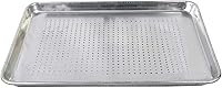 Vista 1 de Tiger Chef Bandeja de aluminio perforada de 1/2 de tamaño medio de 18 x 13 pulgadas, para pastelería comercial, para pastelería, aprobadas por