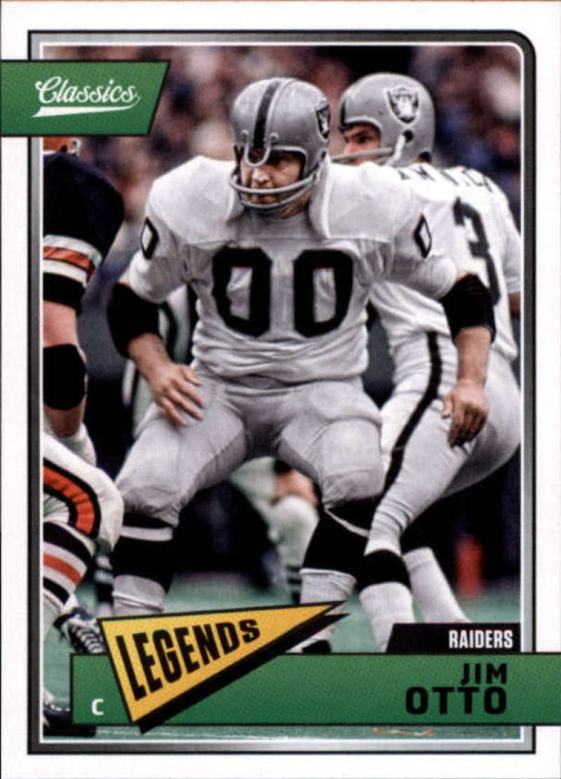 Amazon.com: 2018 Classics Football #166 Jim Otto Oakland Raiders