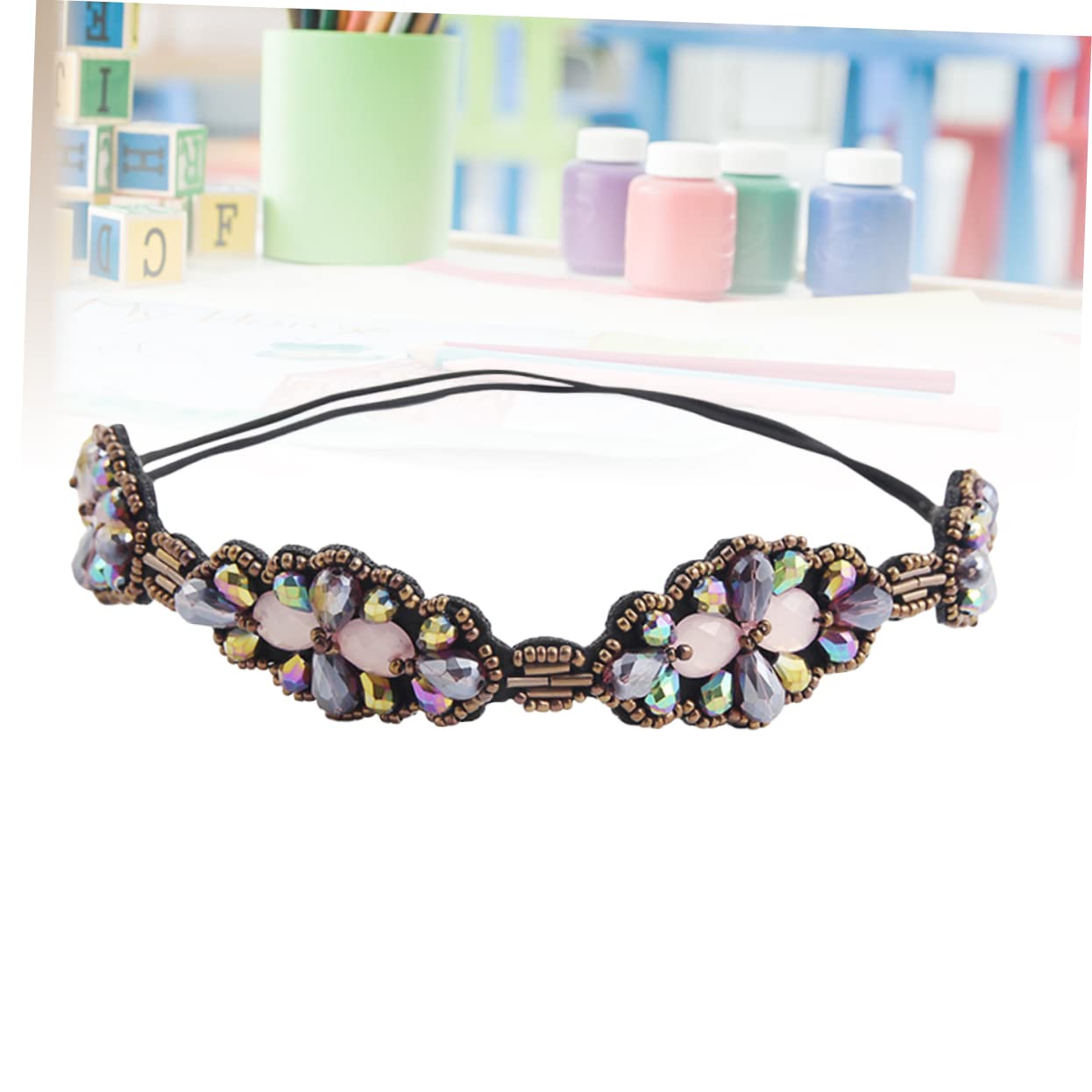 FRCOLOR 3 diademas para mujer, diadema para mujer, accesorios para el cabello para mujer, goma elástica, bandas elásticas para el pelo, bandas para el pelo, accesorios para el cabello para mujeres,