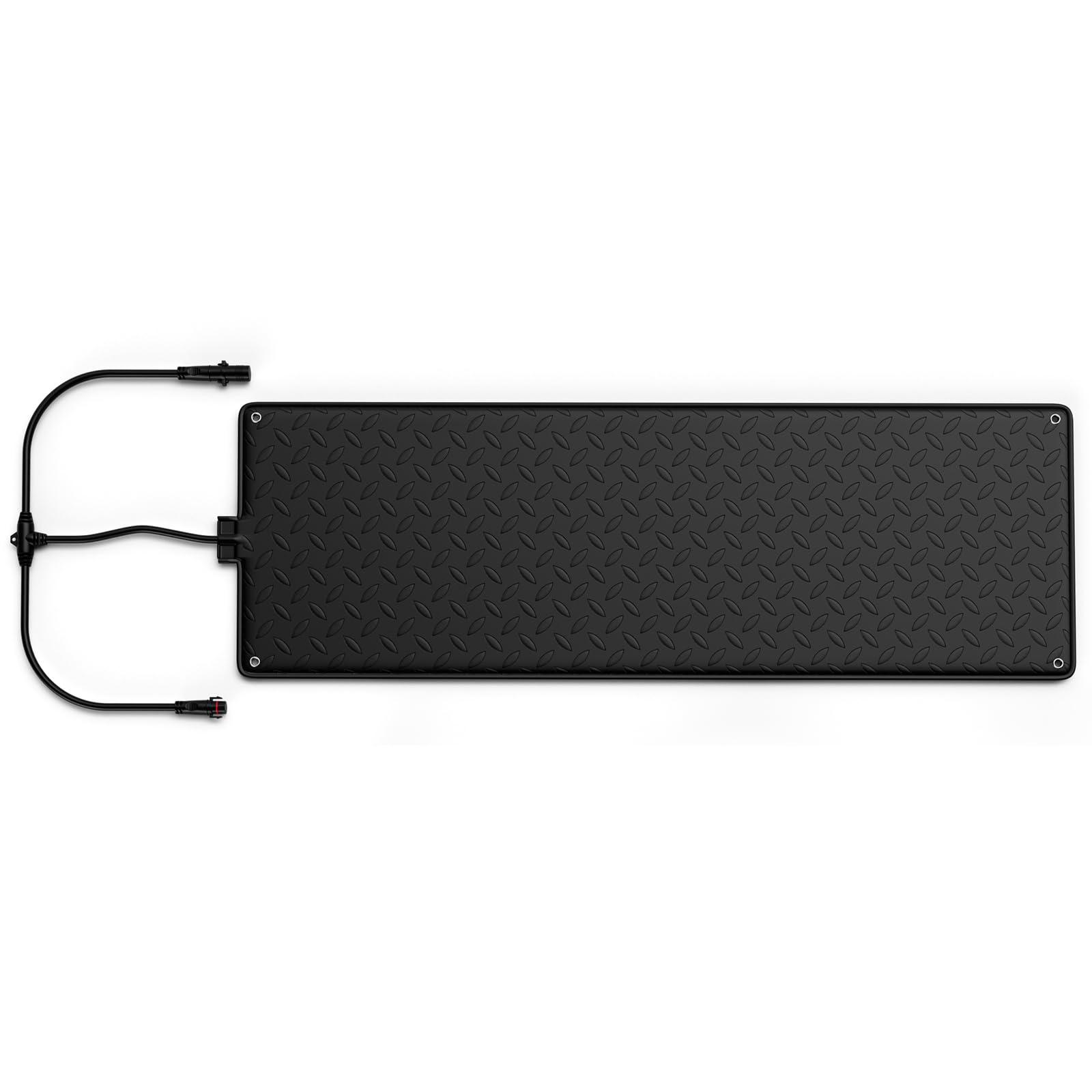 GYMAX Tapis Chauffant Électrique pour Fonte de Neige et Glace Extérieur, Antidérapant et Connectable, Vitesse de Fonte 5 CM/H, pour Entrée et Escaliers (sans Cordon d'alimentation)