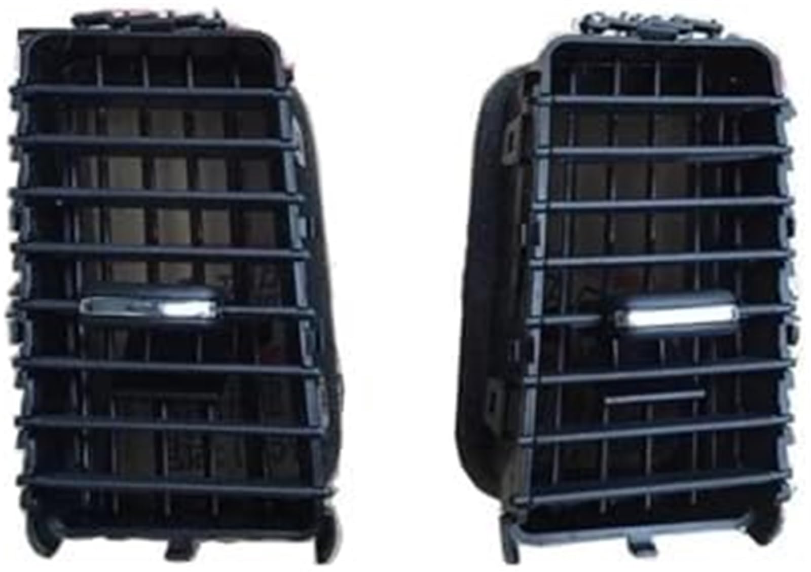 Wylot powietrza samochodowego, dla Mitsubishi dla Lancer Ex 2010 2011 2012 2013 2014 2015 Klips do nawiewu samochodowego(BLACK Aleft and Bright)