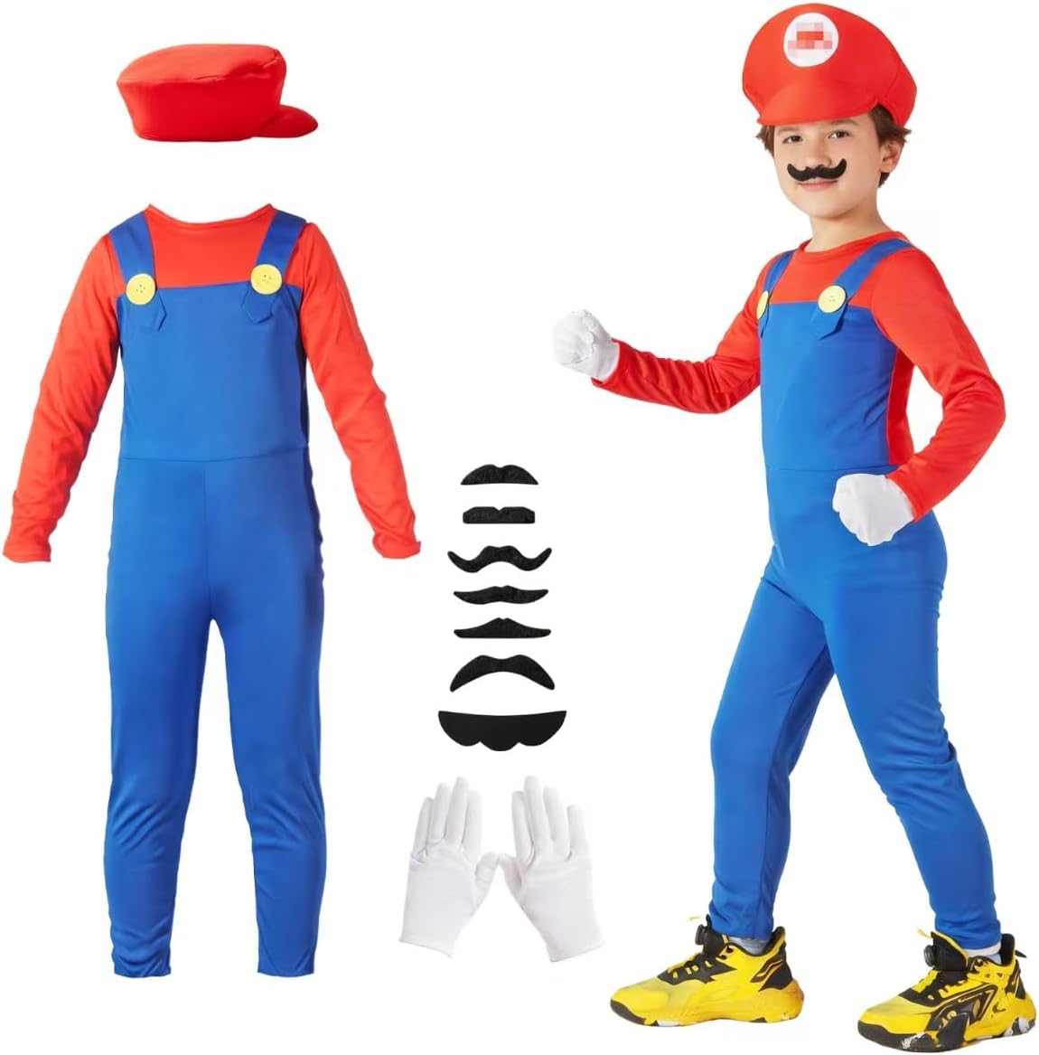 Halloween Costume Kids,Boys Cosplay Costume with Accessories Set