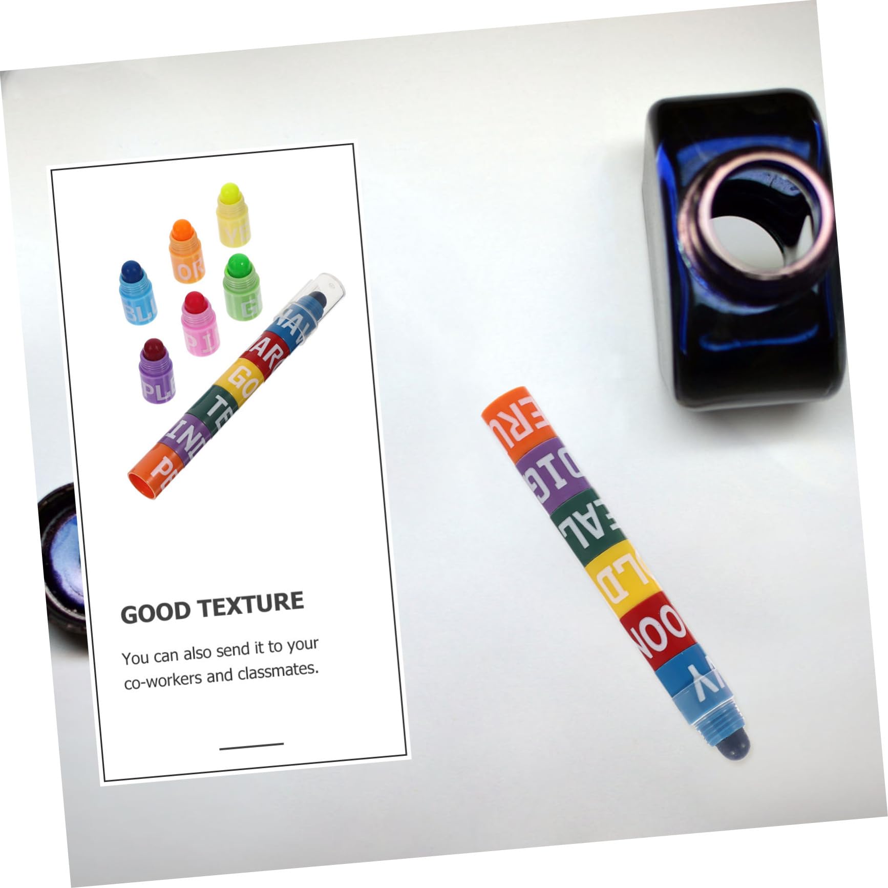 Lurrose 8sätze Highlighter Marker Für Schüler Kreative Ergonomische Schreibwaren Für Schule Und Büro Markieren Und Unterstreichen Wichtiger Informationen