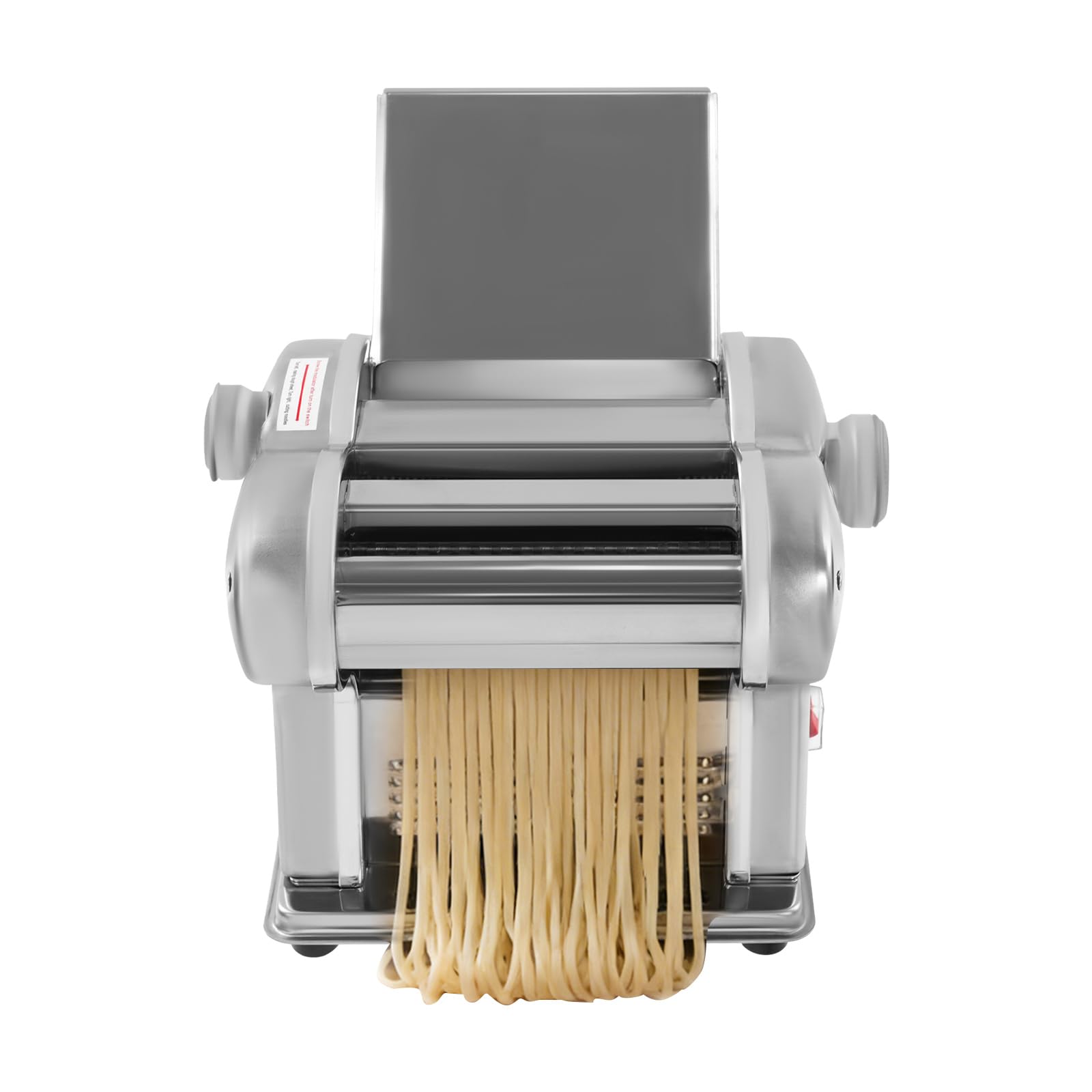 Máquina eléctrica de pasta de 135 W, 2 anchuras, 8 espesores | Acero inoxidable 410, cortes 1,5/4 mm, grosor 0,5-4 mm, enchufe de la UE