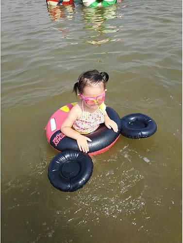 Miniatura 5 de Flotador de natación para bebé, lindo flotador con asiento y asa, flotadores de piscina, juguetes divertidos para balsa de agua, suministros de