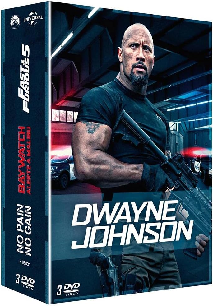 Coffret Fast And Furious 1 à 8 Dwayne Johnson-Coffret : Fast & Furious 5 + Baywatch-Alerte à Malibu