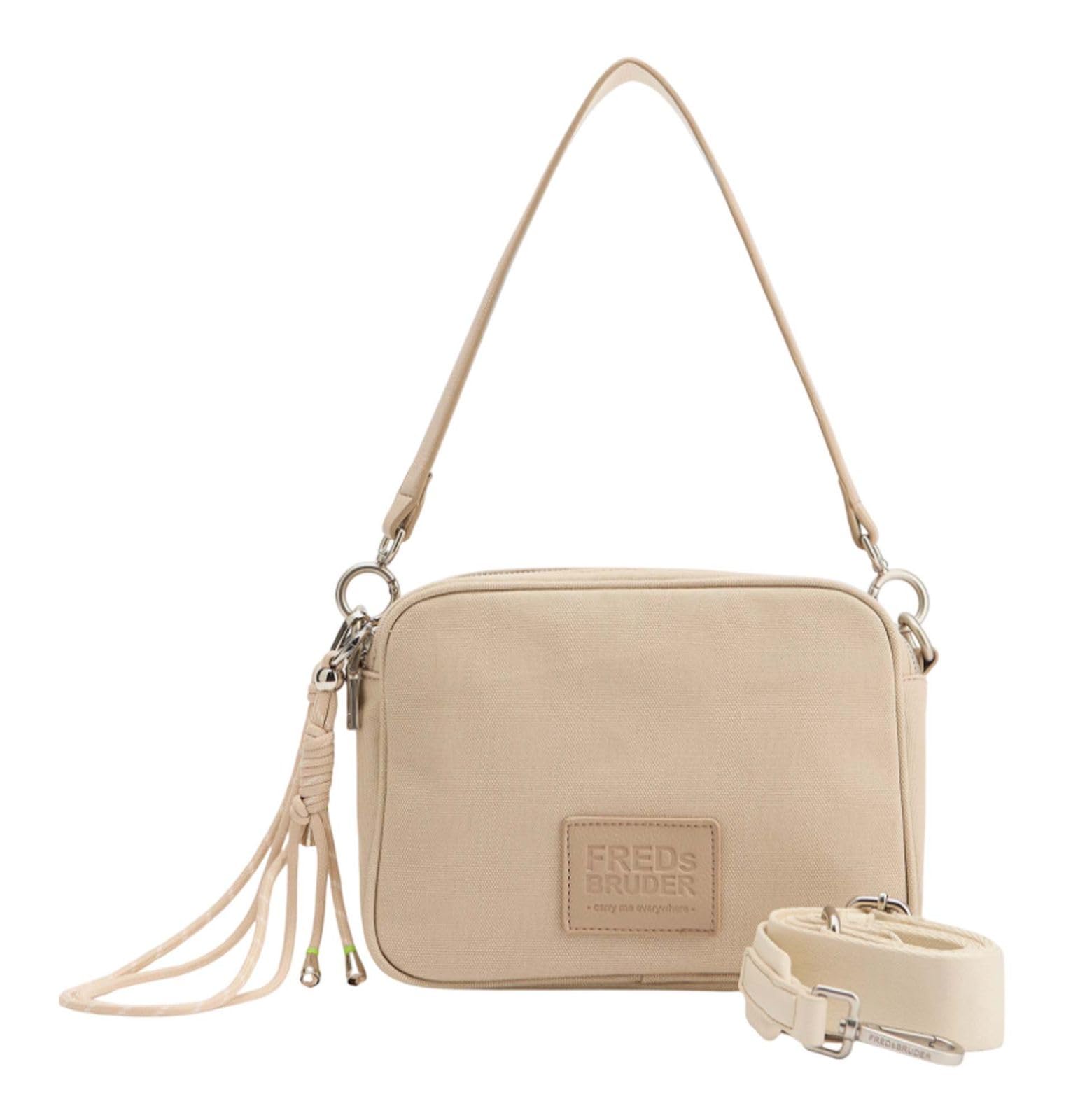 FredsBruder Schultertasche Carry Me Everywhere 23 cm beige